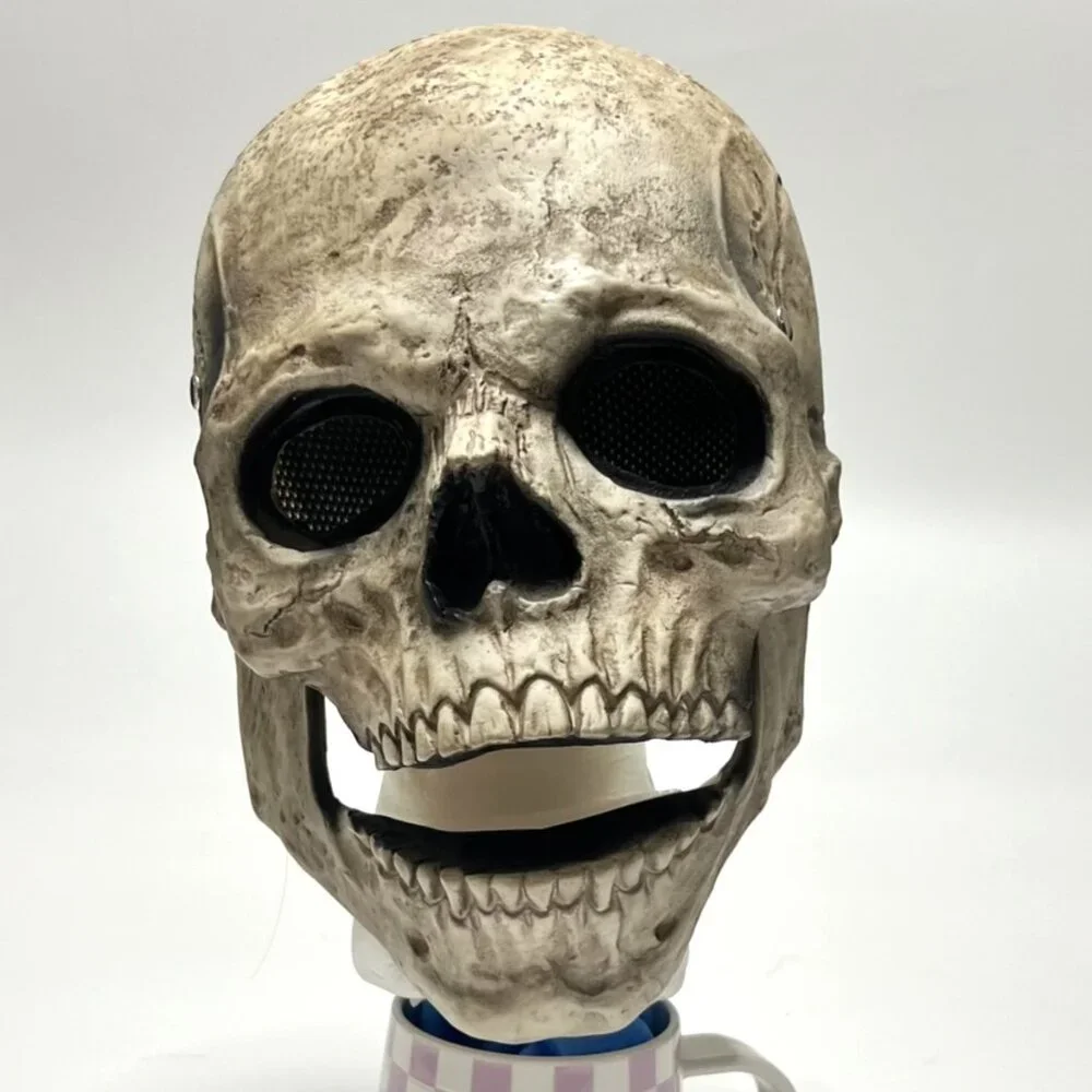 Skull Latex Mask Halloween Skull Mask Adult Size